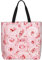 LAMAME Bellissimo elefante stampato Grande capacità shopping bag Tote bag Fashion bag Tote bag Tote storage bag, Rose fresche rosa, Taglia unica
