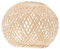 Warmhm Bambus Rattan Lampe - Einzigartiger Lampenschirm Im Outdoor Boho Stil - Dekorative Stehlampe Und Tischlampe Im Landhausstil Universeller Ersatzlampenschirm Für Pendelleuchte