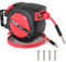 Hancaner Avvolgitubo per aria compressa da 15 m+1,5 m, attacco da 3/8, avvolgitubo ibrido, scatola per tubo flessibile da parete,pressione max.24 bar, girevole a 180°