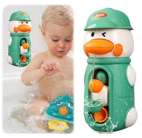 Juguetes Baño Bebe,Minging Juguetes Regalos para Niños y Niñas Juguetes Bañera Bebe Juguetes con Pulverizador De Agua para Coches Juguetes Adecuado para Baños Infantiles Juguete De Baño para Bebé
