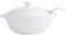 White Japanese Ceramic Soup Tureen, with Lid and Spoon, for Restaurants Home Parties Kitchen Microwave Tableware