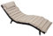 Gartenliege Sonnnliege Piacenza, Polyrattan braun, klappbar, mit Wendeauflage, Outdoor