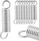 2 PCS Extension Spring Small Tension Extended Compressed Springs Dual Hook end Heavy Duty Stainless Steel Replacement Springs