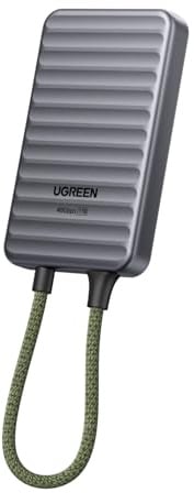 UGREEN NeoDrive Go SSD Portatile 1TB Fino a 4.000 MB/s SSD Esterno USB4 | con Cavo Integrato Compatibile con PC Windows MacOS Linux e Dispositivi Mobili iOS iPadOS Android