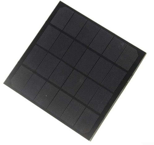 Panel solar para exteriores, 10 W, 6 V, panel de carga solar con cable electrónico de 165 x 165 mm, para sistemas de celdas solares de bricolaje, 0-750 MA