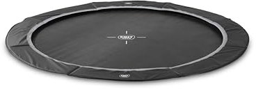 EXIT InTerra ebenerdige Sports Trampolin ø244cm - schwarz