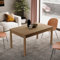 Mesa extensible color nogal natural 120x80 cm - Florencia