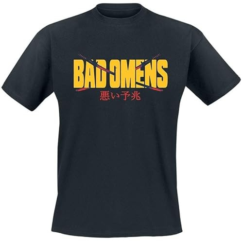 Bad Omens Japanese Deluxe Katana Männer T-Shirt schwarz Band-Merch, Bands