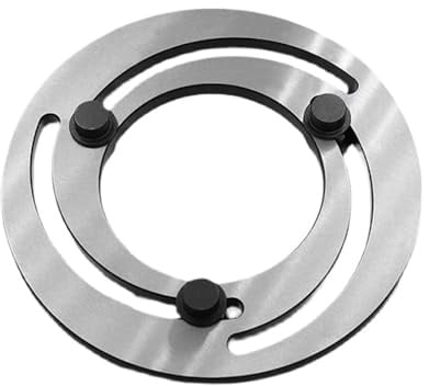 Hydraulischer Dreibackenfutter-Backenschneider 6/8/10 Zoll 3 Backen Hydraulische Dreibacken-Lüfterformring-Reparatur-Bohrklaue for CNC-Drehfutter(6 inch 3 jaw)