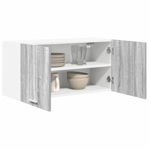 vidaXL Hängeschrank Sonoma-Grau 80 x 31 x 40 cm Holzwerkstoff