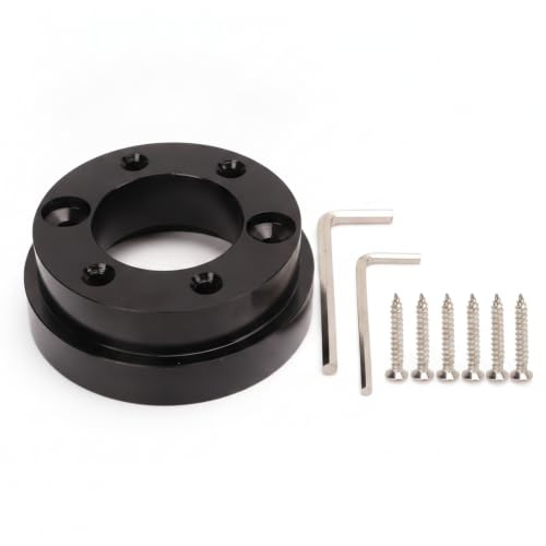 SustVita Steering Wheel Hub Adapter for Logitech G25 G27 G29 G920 Adapter, 70mm PCD Aluminium Alloy Steering Wheel Hub for 13/14 Inch Wheels