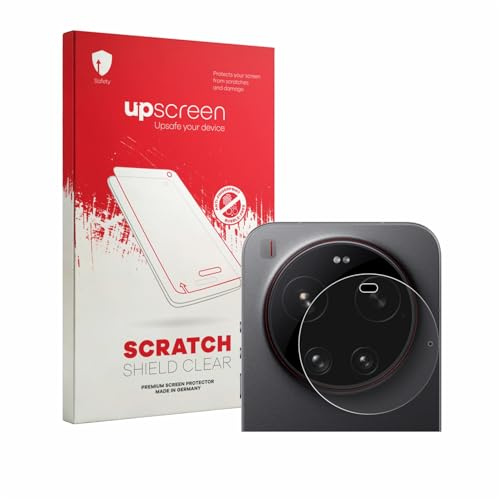 upscreen Schutzfolie für Xiaomi 17 Ultra (NUR Kamera) – Made in Germany, Kristall-klar, Kratzschutz, Anti-Fingerprint
