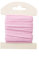 Logbuch-Verlag 3 Meter Baumwollband 3 m x 1 cm rosa pink dezent zum Nähen Nähband Saumband aus Baumwolle Geschenkband Zierband Kordel Dekoband Bastelband zum Basteln Schneidern Nähzubehör