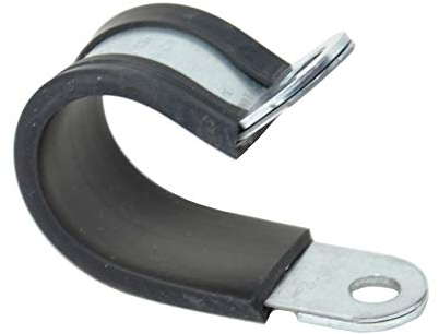 Rohrschellen gummiert RSGU 6-100mm Leitungsschellen Schlauchschellen DIN 3016 (ø 90mm / Bandbreite 15mm)