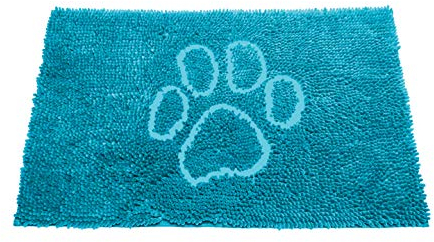 Dog Gone Smart Schmutzige Hunde-Fußmatte aus Mikrofaser – schlammige Matten für Hunde – super saugfähige Hundematte hält Pfoten und Böden sauber – maschinenwaschbare Haustier-Türteppiche mit
