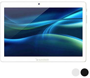 Sunstech - Tablet 10.1 de 32GB con 3G, Procesador Quad Core y Dual SIM SO: Android 8.1, Color Plata
