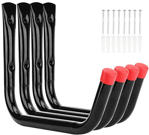 Vahodegn Crochets de rangement robustes pour garage - 38,1 cm - Capacité de 45,4 kg - Support de canoë en acier pour extérieur ou intérieur