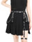 JasGood Damen Kettengürtel, PU Leder Punk Taillengürtel für Damen, Gothic Rock Gürtel