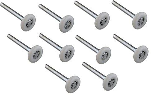 Lot de 10 roulettes de rechange pour portail de garage 45 mm
