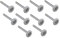 Lot de 10 roulettes de rechange pour portail de garage 45 mm