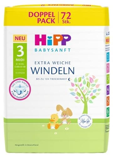 HiPP Babysanft Windeln Midi 3