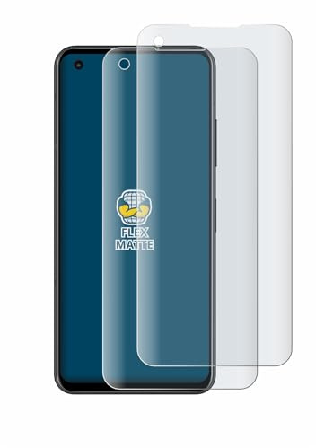 BROTECT Schutzfolie für ASUS ZenFone 9 | 2 Stück Entspiegelnder Displayschutz Made in Germany Matte Full-Screen Folie Full-Cover 3D Curved Anti-Reflexion Montage Kit