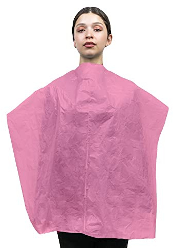 Areso – Capas Desechables para Peluqueria 100 Unidades en Rollo, Capa de Plastico para Tinte de Pelo en Mujer y Hombre, Color Blanco