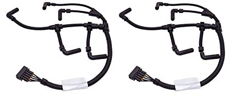 ZHIZAIHU 2X Auto Glühkerze Kabelbaum Kompatibel mit Ersatz 2515 Zylinder für -T4 1995-2004 074972095B