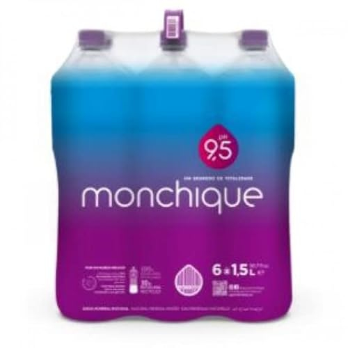 Agua Mineral Natural Alcalina PH9,5 (6x1.5L) Agua de Monchique