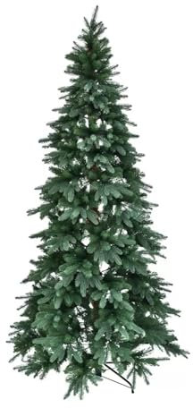 Albero Di Natale THEO Slim H 240 cm effetto real touch PE+PVC