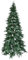 Albero Di Natale THEO Slim H 240 cm effetto real touch PE+PVC