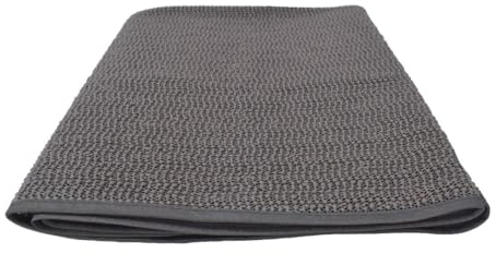 Marabella Garten Tischdecke 130x220 in 6 Farben PVC-Schaum Wetterfest Waschbar Balkon, Farbe:anthrazit