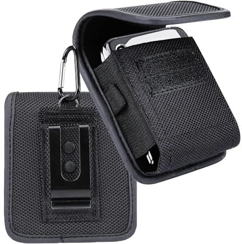 Handy Gürteltasche Gürtel Tasche für Motorola TPG2200/Airbus P8GR Tetra Pager für Swissphone Boss/Quattro/Hurricane/Res.Q/Quad x35/x15 TPL Birdy Slim,Handytasche Halterung Universal