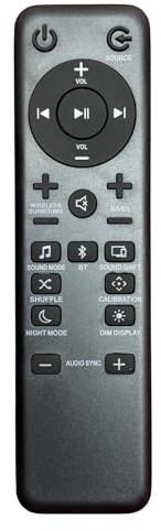 NPTWARCOT Replacement Remote Control Compatible with JBL Soundbar Bar 5.1 3.1 2.1 Soundbar System