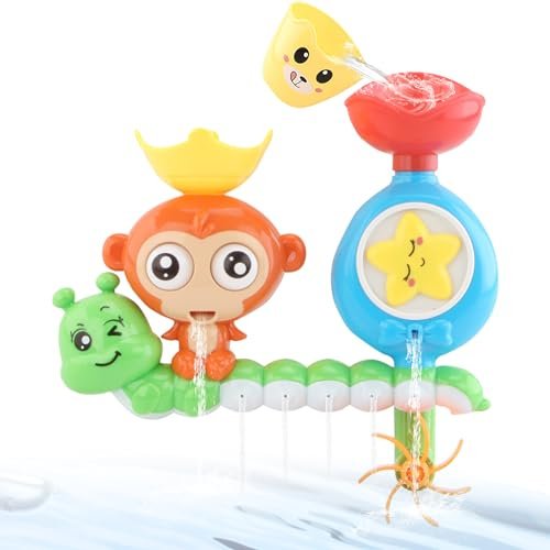 INHEMING Juguetes de Ducha para niños,Juguetes para el baño con Ducha de Agua,Juguetes para bañera,Juguetes Bañera Bebe para bañeras, lavabos, fregaderos