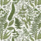 Fiula Peel and Stick Wallpaper Green Leaves Wallpaper 41CMx3M Vinyl Wrap Roll Tropical Contact Paper Removable Wallpaper White Waterproof Decorative Shelf Drawer Liner Roll Waterproof