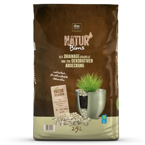 PATZER Natur Bims Granulat Grob 8-16 mm - 25 Liter