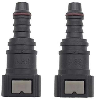 Jemcgrl 9.89 ID8 Connecteur de Conduite de Carburant Incurvé, Raccords de Tuyau de Fixation de Tube D'UréE Raccord de Filtre à Gaz Connecteur de Carburant