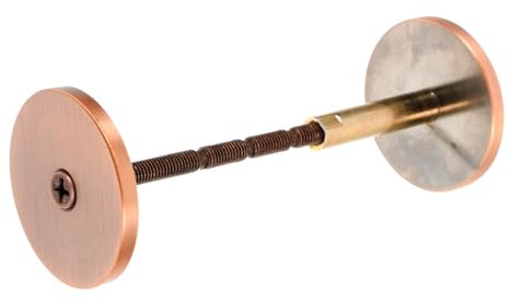 NULYLU Door Hole Cover Plate Anti Dead Bolt Hole Filler for Enhanced Security Conceal Door Knob Openings Easy Installation