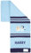 Bluey Kinder Personalisierter Schal Winter Wollschal Weich und Warm Bestickt Name Geschenk für Kinder, blau, Einheitsgröße