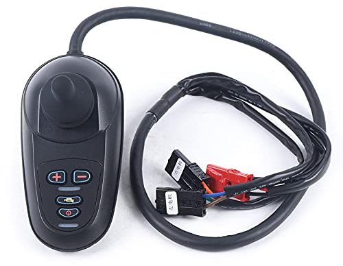 Wheelchair Joystick Controller, 4 Key Waterproof Electric Power Wheelchair Controller, 24V Universal Electric Wheelchair Accessories Controller Rocker for Electric Mobility Wheelchairs Accessory