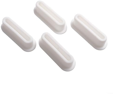 4 anillos de desbordamiento para fregadero, cubierta de agujero de fregadero de desbordamiento, cubierta de agujero ovalado, tapa de desagüe de desagüe de desagüe de repuesto