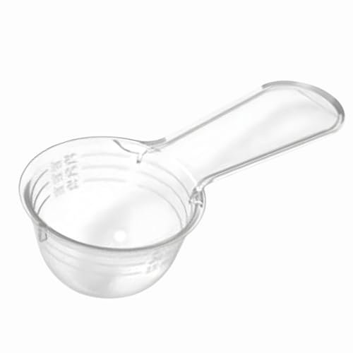 Novaliv 30g Messlöffel robuster Kunststoff Made in Germany präzise Dosierung von Pulvern und Flüssigkeiten für Küche Fitness Haushalt Perfekt für Kaffee Pulver Waschpulver Scoop Dosierhilfe