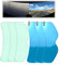 Lente per casco da moto, Pellicola fotocromatica antiappannamento for casco, pellicola universale antiappannamento for casco integrale for moto HD, pellicola protettiva for lente for visiera antipiogg