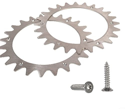 Zusatzräder Für Rasenroboter, Verbesserte Traktion, Spikes Aus Edelstahl, Einfache Installation, Antriebsräder Für Rasenroboter, Kompatibel Mit Mehreren Modellen, Größe 205 Mm