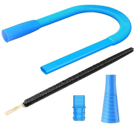 Reinigungsset Für Trocknerentlüftungen – Flexible Staubsaugerbürste | Entlüftungsreinigungsset | Fusselbürste Für Wäschetrockner, Entlüftungssieb, Lang | Waschmaschinenbürste | Reinigungsset