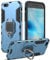 Case for iPhone 6/6S, Shockproof Cover with 360° Metal Ring Stand, Anti-Scratch Hard Protective Case, Full Body Bumper Case with Camera Protection (Blue)
