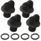 SMZhomeone 4 piezas de espiga de drenaje de bomba de piscina y junta tórica para Zodiac R0537000 compatible con bomba de piscina y junta tórica