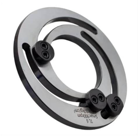 Hydraulischer Dreibackenfutter-Backenschneider 8/10 Zoll verstellbarer Bohrring mit weicher Backe for CNC-Drehfutter, Maschinenzentrum, Dreh- und Schneidwerkzeughalter, hohe Präzision 0,005(10 Inch)