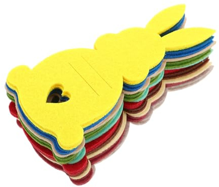 PENIKOKO Kaninchen mit Niedlichem Hasen Design aus Filz Wechselgeldhalter 20 Stück Leicht zu Reinigen für Kinder zu Besonderen Anlässen